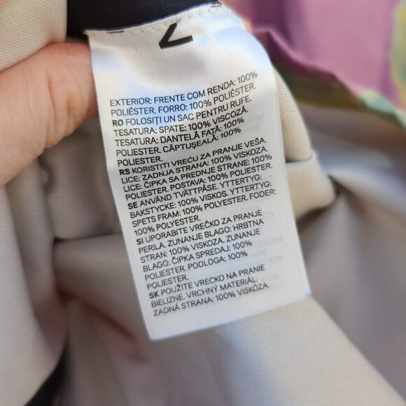 H&M Innovation CoExist Story Multicolored Nylon Anorak Popover Jacket - Picture 10 of 10